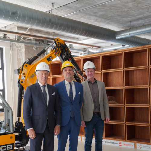 Start bouw event Glasgebouw