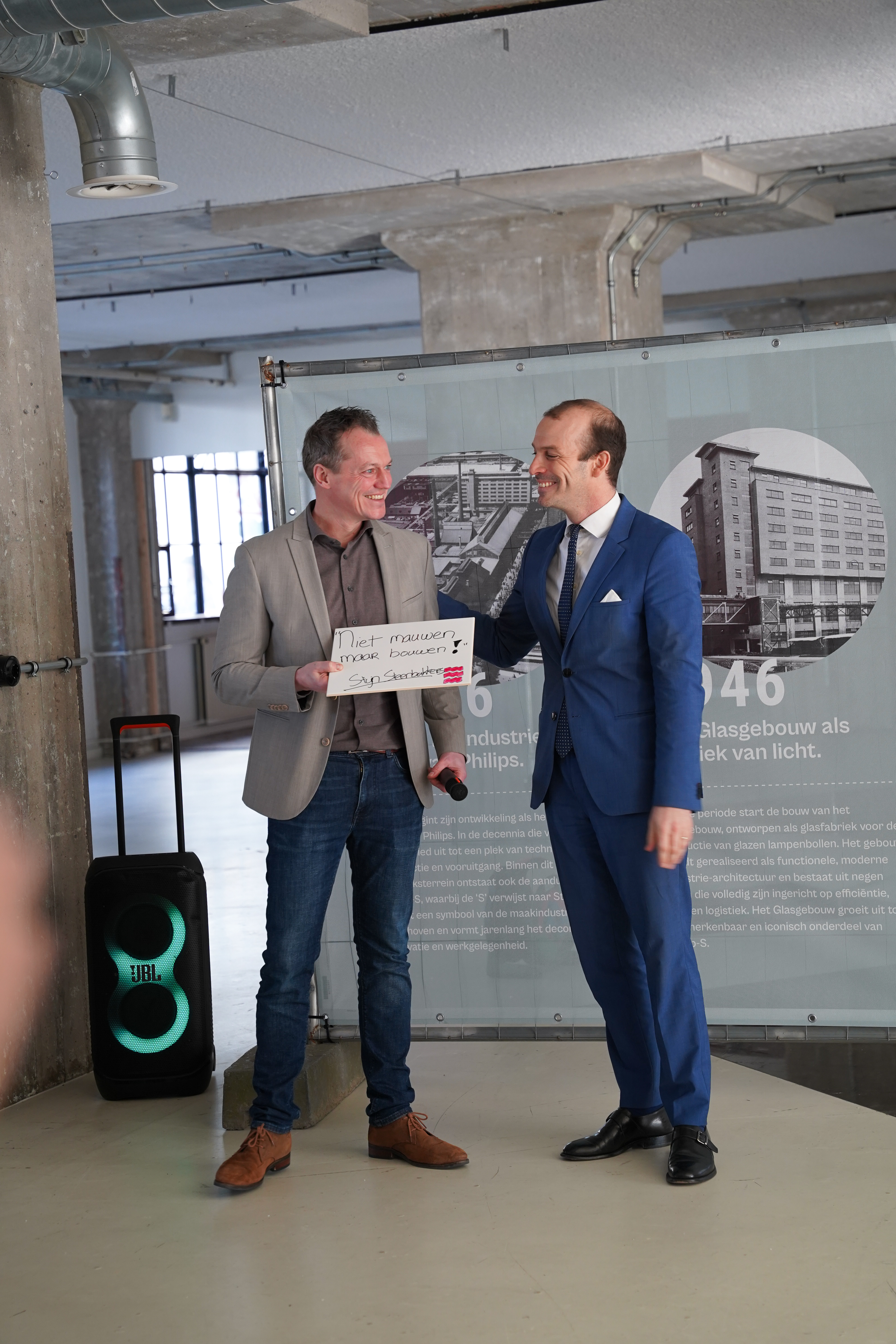 Start bouw event Glasgebouw